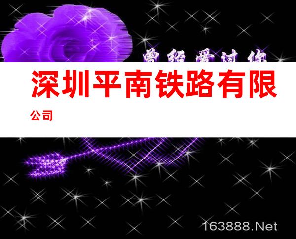 深圳平南铁路有限公司